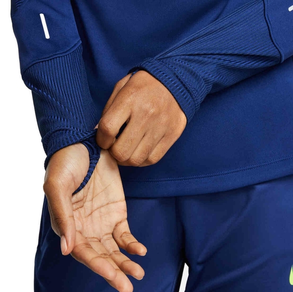 Nike winter warrior padded drill top pullover blue extra large XL new - Picture 3 of 15